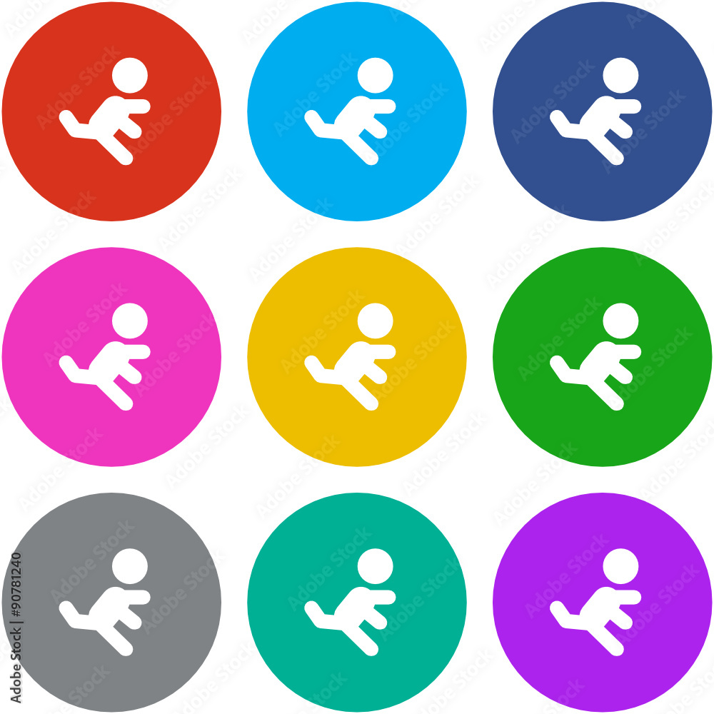 Flat Multicolor App Icon Flat Multicolor App Icon