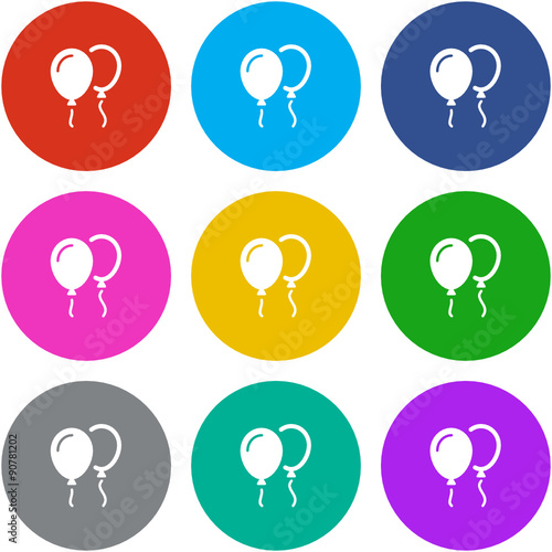 Flat Multicolor App Icon