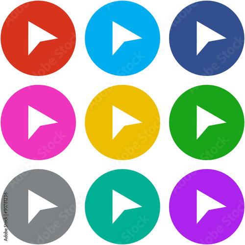 Free Download Flat Multicolor App Icon - GFXLoad