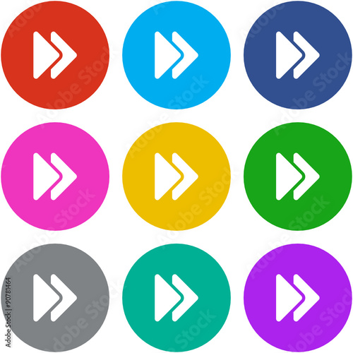 Flat Multicolor App Icon