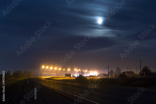 Night bridge road © Sergei Gorin