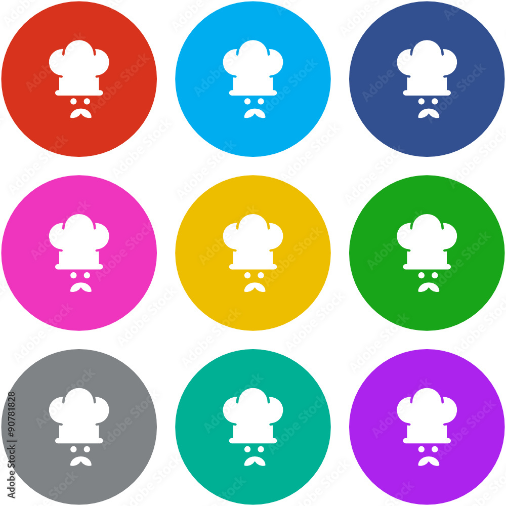 Flat Multicolor App Icon Flat Multicolor App Icon
