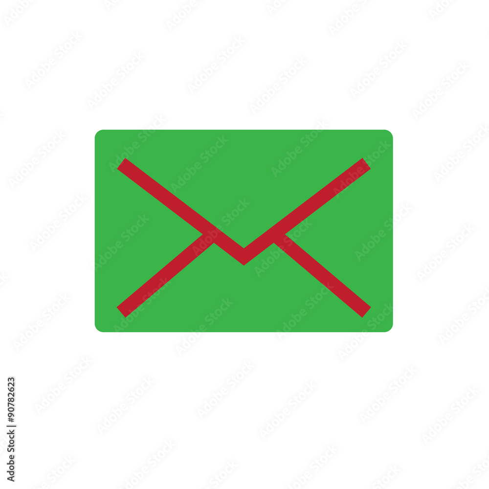 Envelope web icon, message sign, vector. Envelope web icon, message sign, vector.