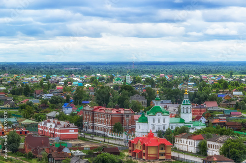 Church Archangel Michael in Tobolsk centre top view