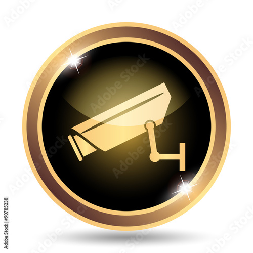 Surveillance camera icon photo