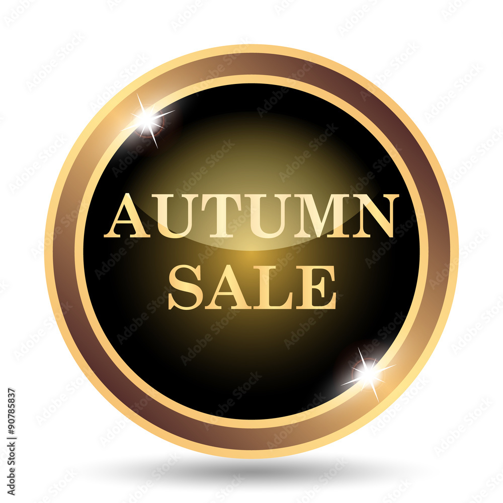 Autumn sale icon Autumn sale icon