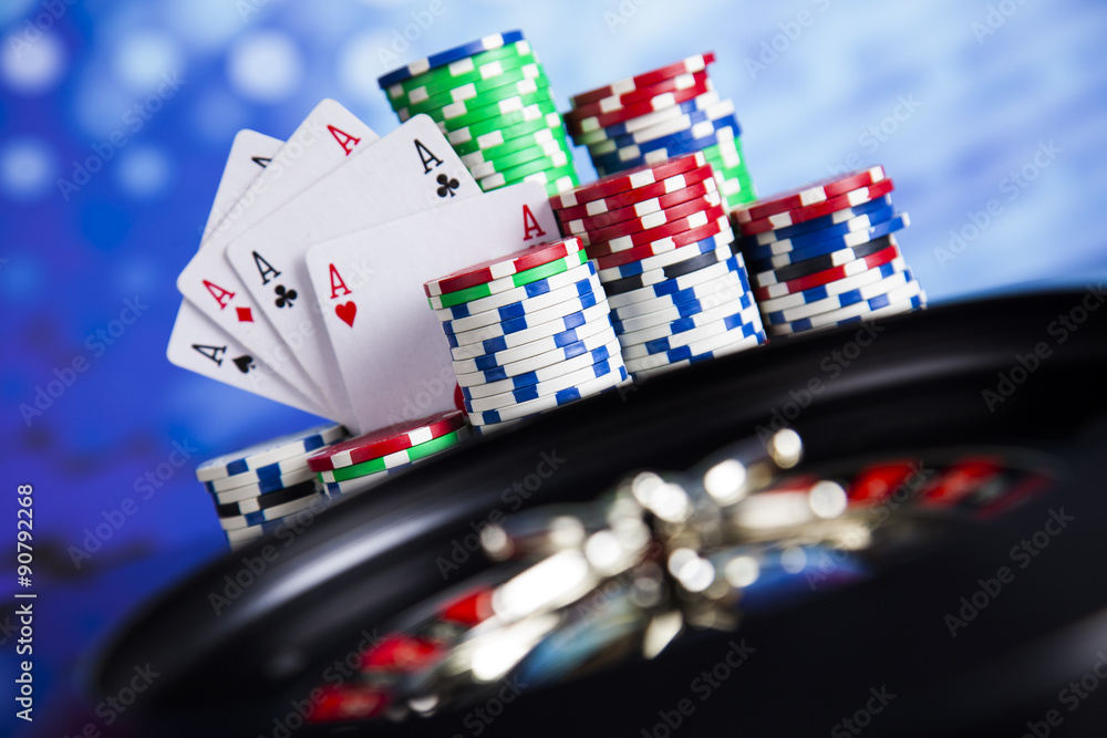 Obraz premium Playing roulette in the casino