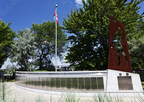 The MacKenzie Papineau Memorial in Ottawa, Canada photo
