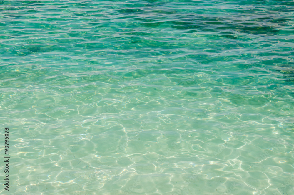 Ripple of Clearest Sea Water.