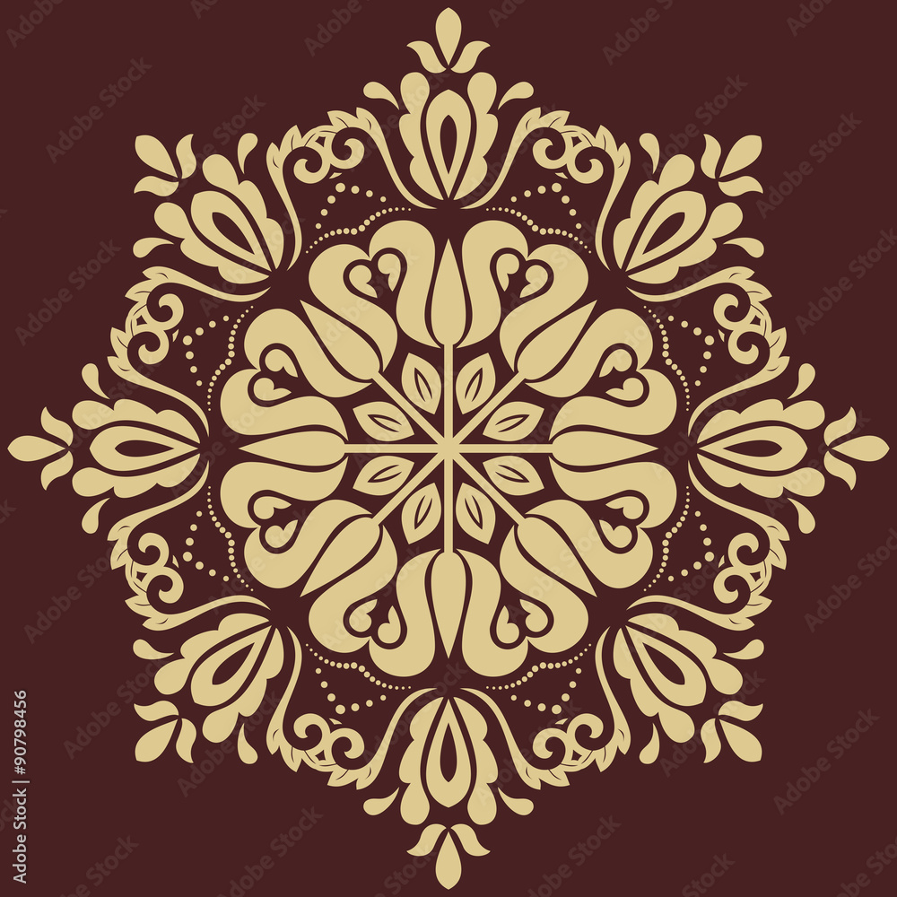 Oriental Abstract Vector Pattern