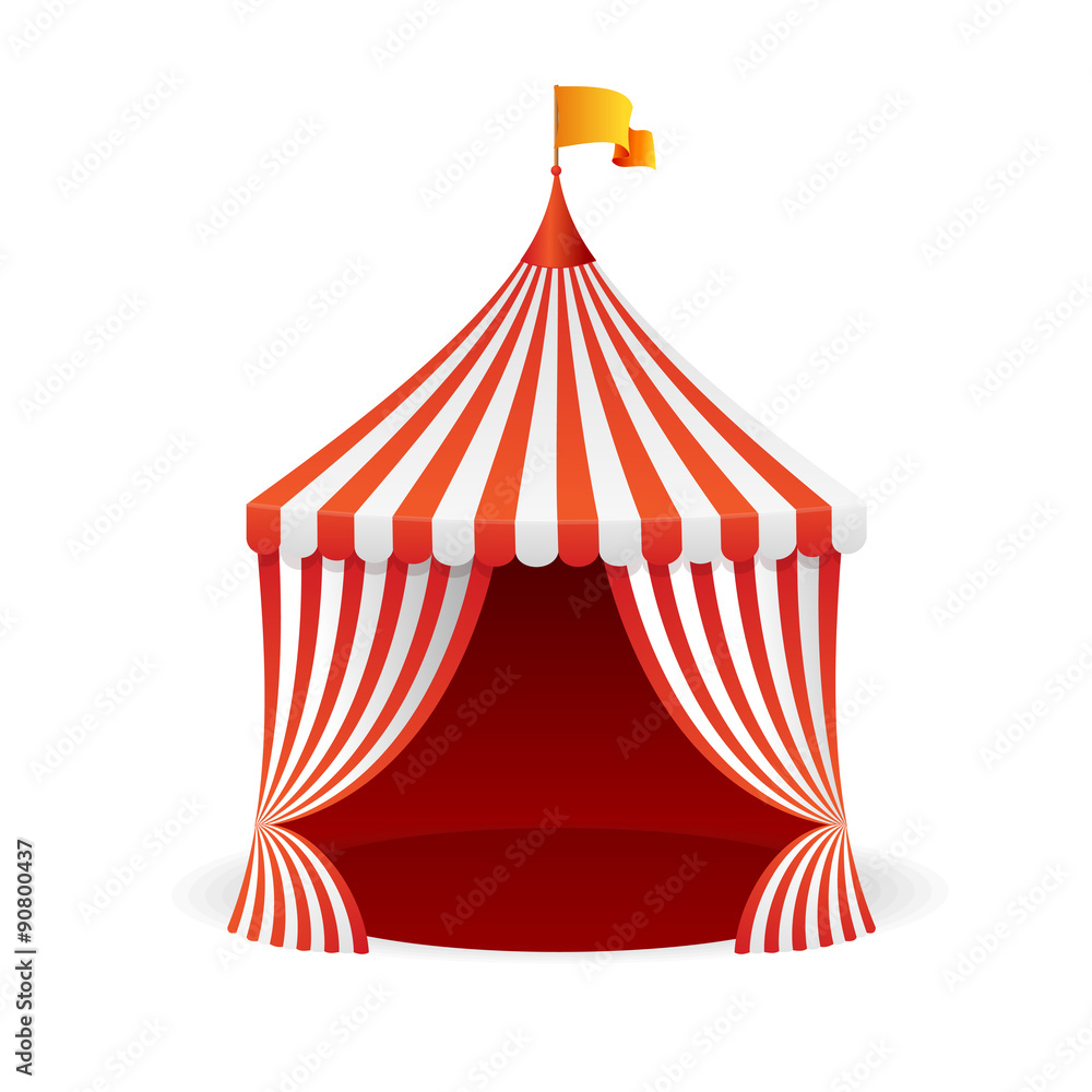 Circus Tent. Vector Stock Vector | Adobe Stock