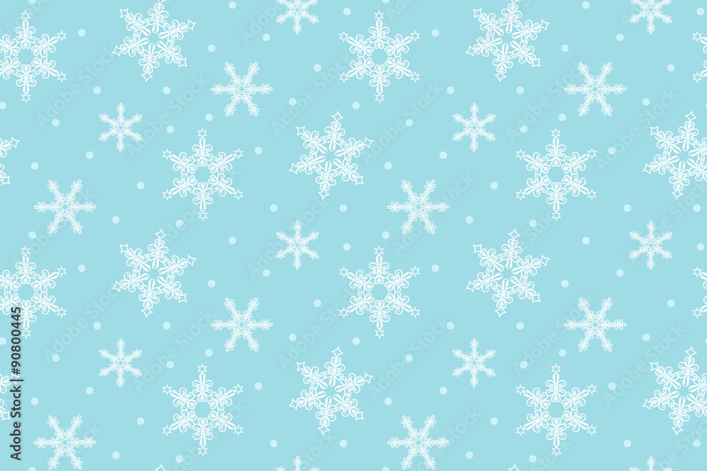 Seamless snowflakes pattern Seamless snowflakes pattern