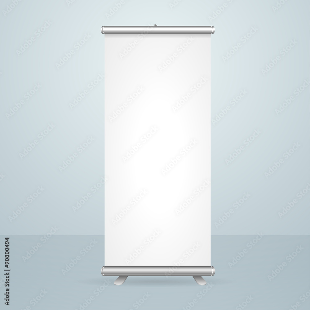 Roll Up Banner Blank Stand Design. Vector Roll Up Banner Blank Stand Design. Vector