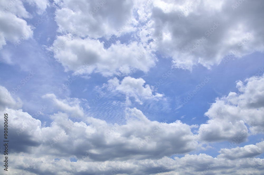 Fototapeta premium A lot of cloudy in the nature day light of thailand