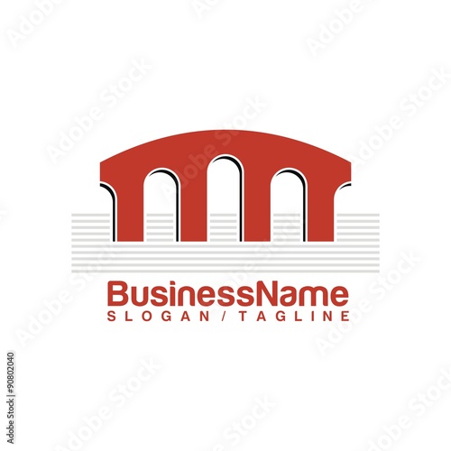 Bridge vector logo icon