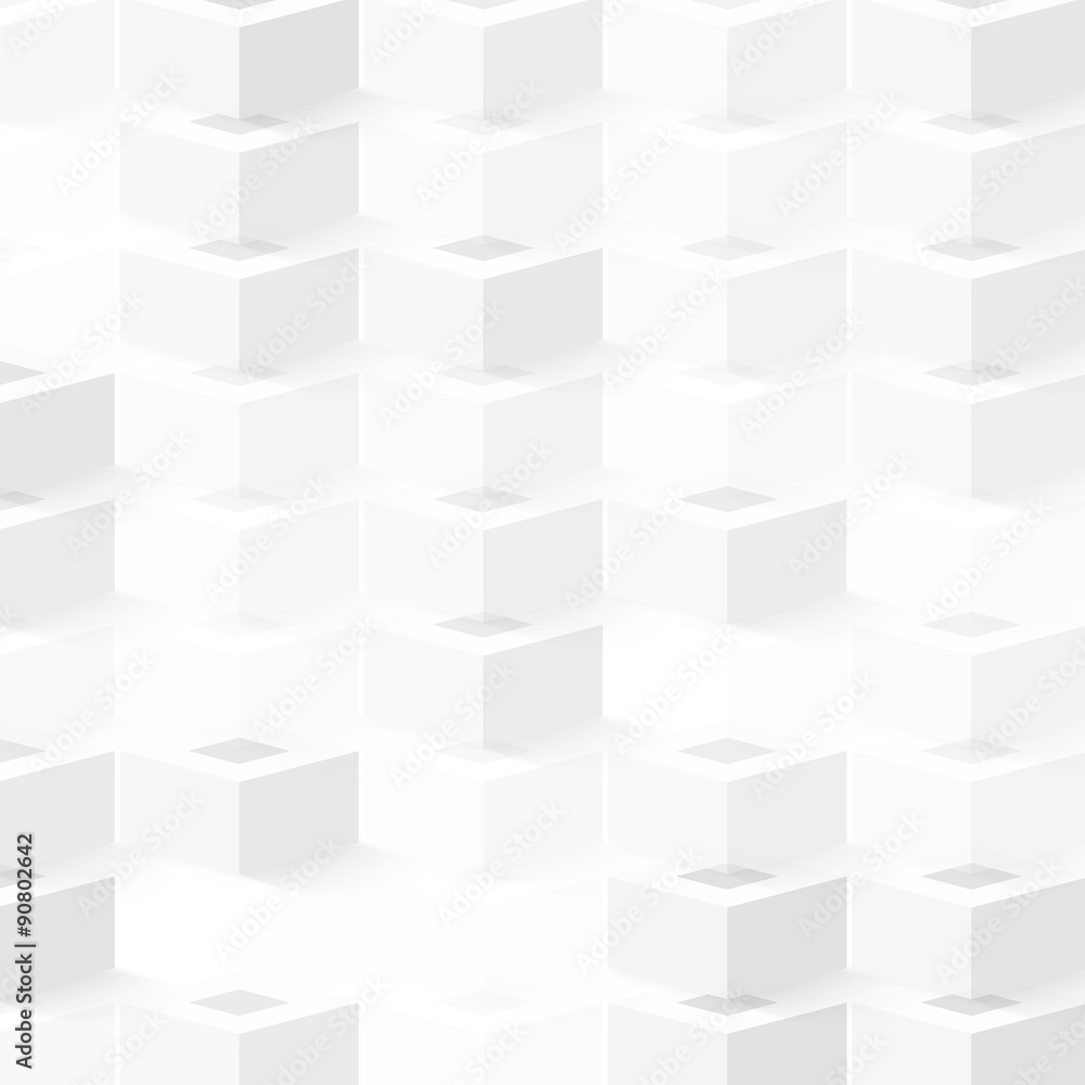 Vector Abstract geometric shape from cubes. Vector Abstract geometric shape from cubes.