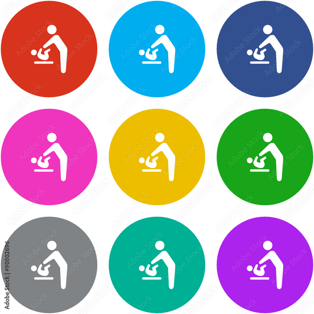 Flat Multicolor App Icon Flat Multicolor App Icon