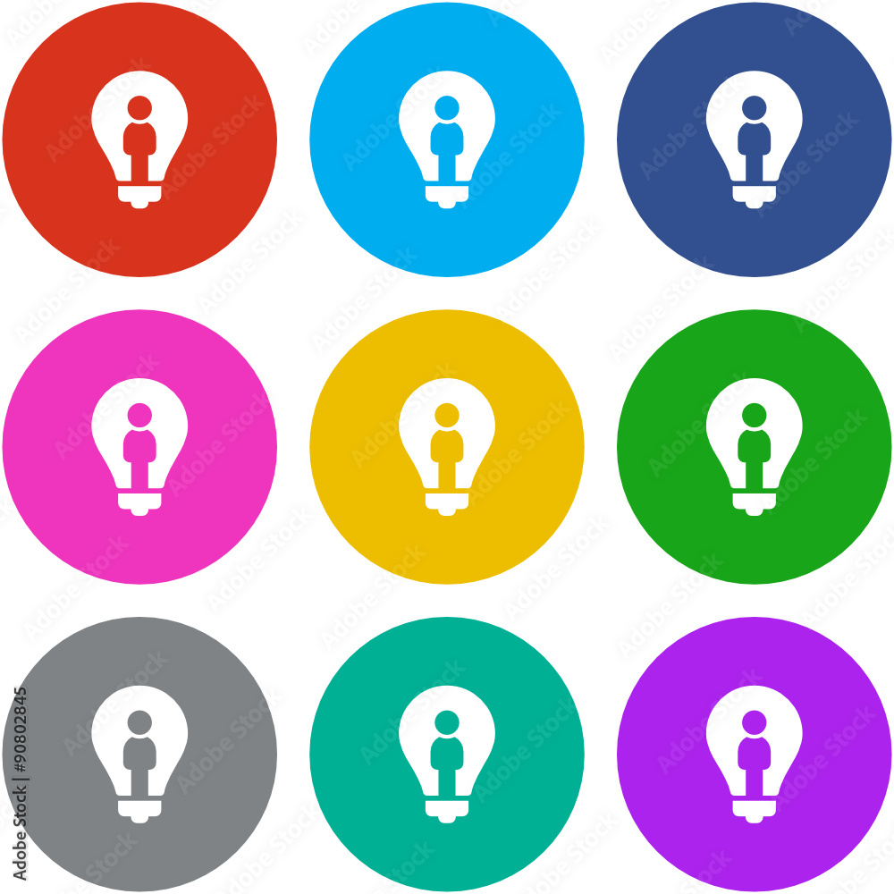 Flat Multicolor App Icon Flat Multicolor App Icon