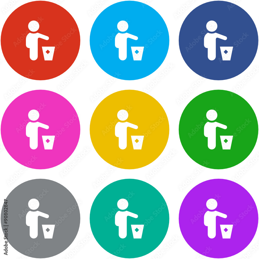 Flat Multicolor App Icon Flat Multicolor App Icon