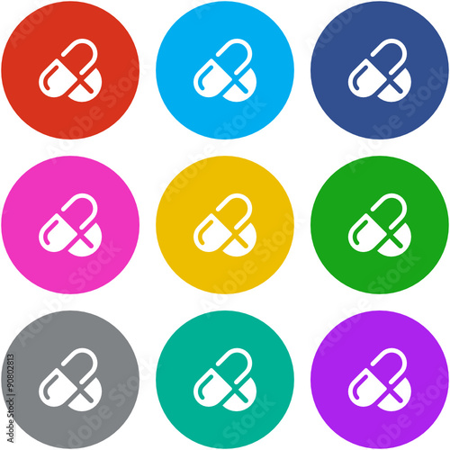Flat Multicolor App Icon