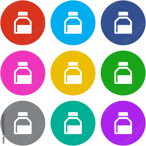 Flat Multicolor App Icon