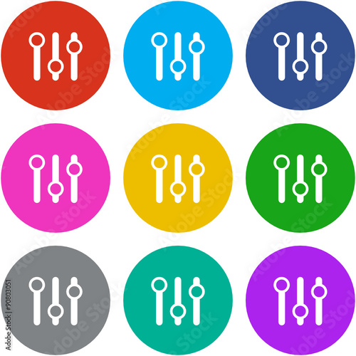 Flat Multicolor App Icon
