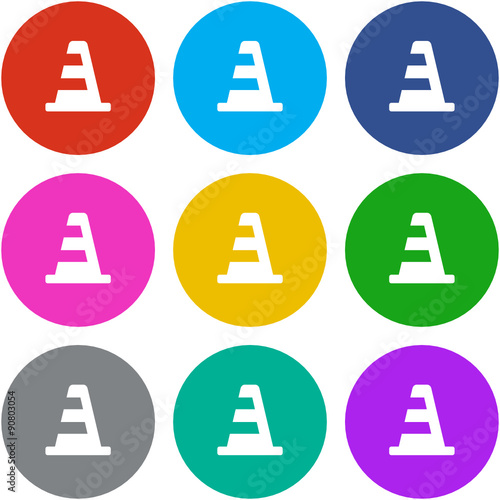 Flat Multicolor App Icon
