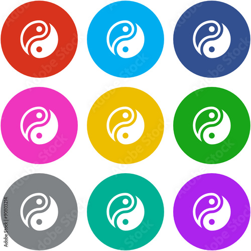 Flat Multicolor App Icon