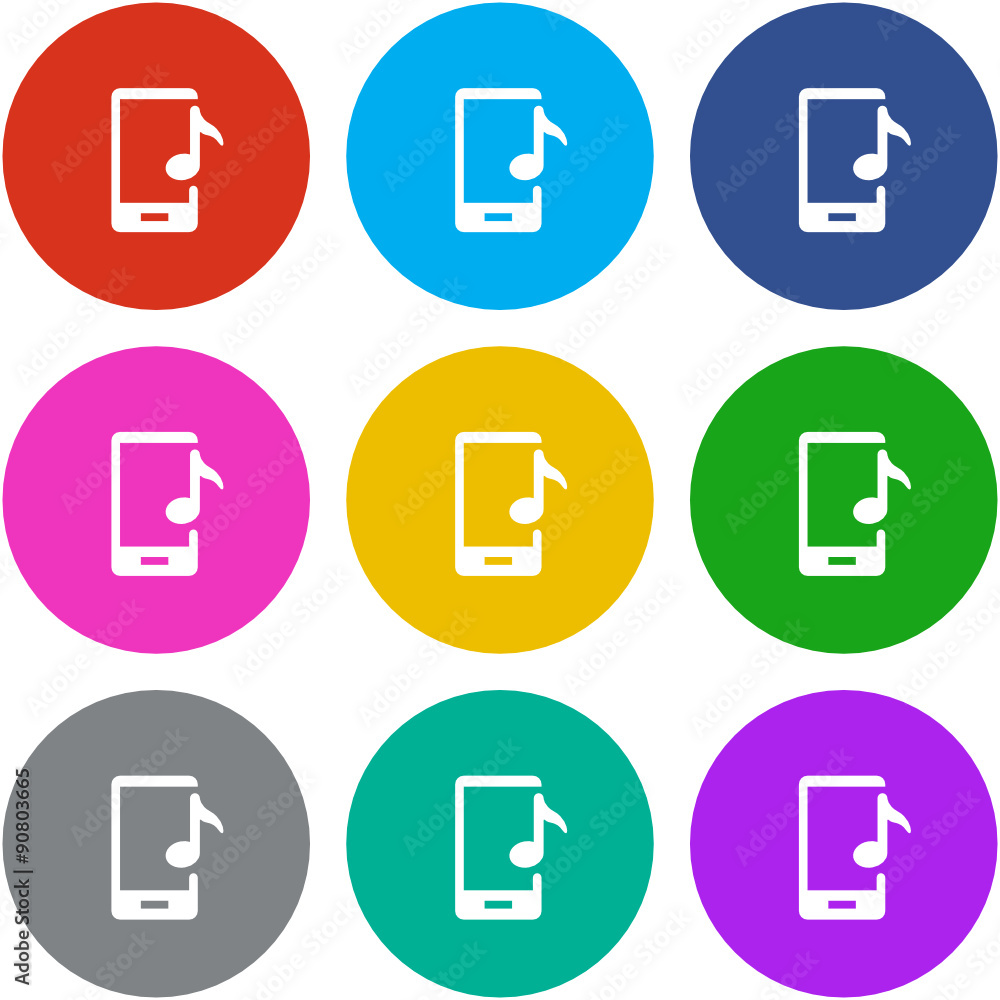 Flat Multicolor App Icon Flat Multicolor App Icon