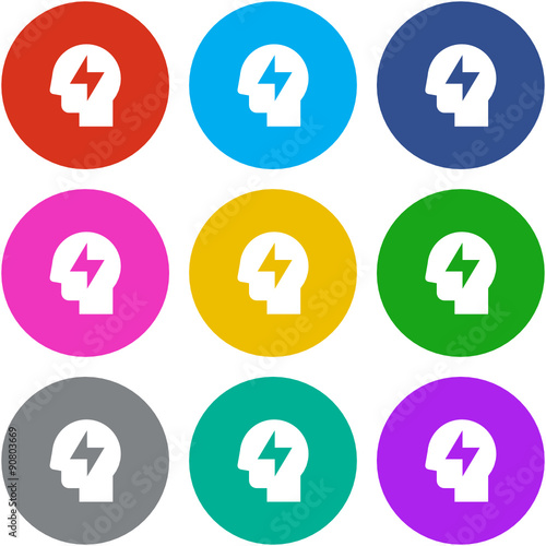 Flat Multicolor App Icon