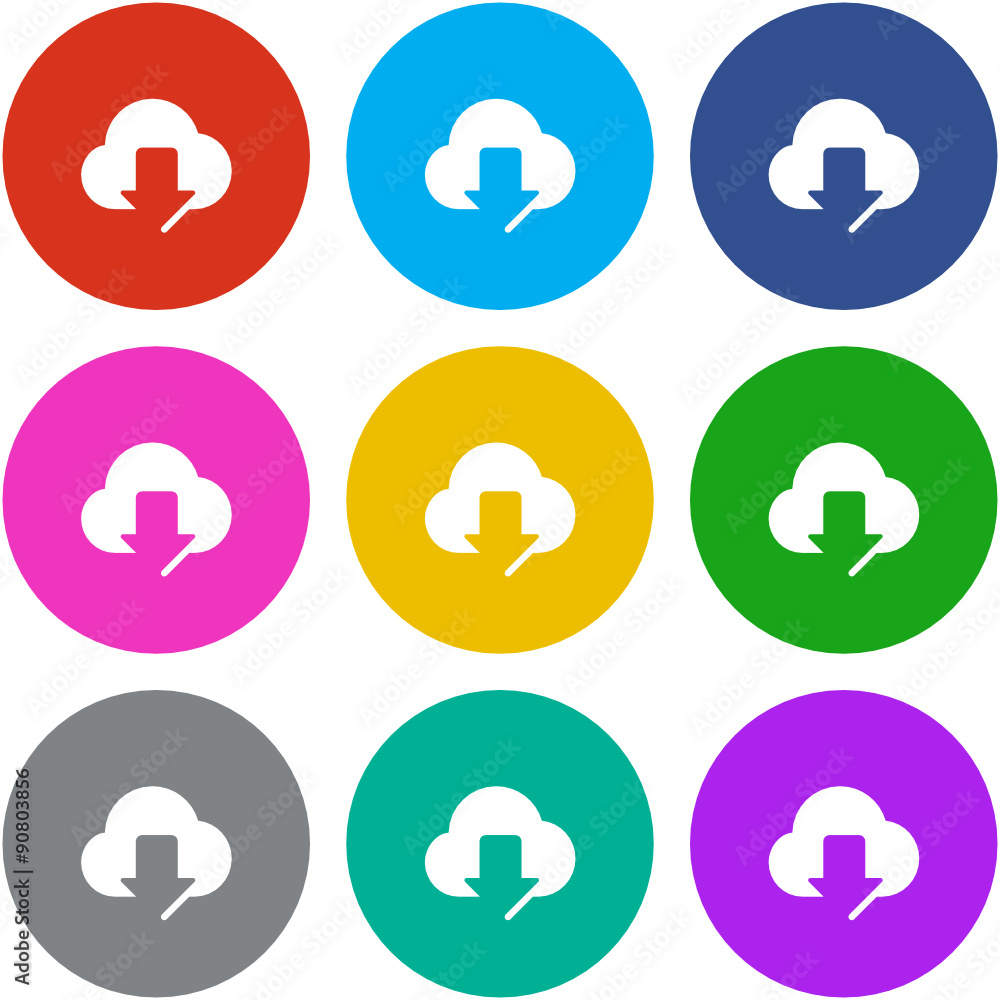 Flat Multicolor App Icon Flat Multicolor App Icon