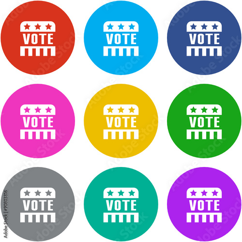 Flat Multicolor App Icon