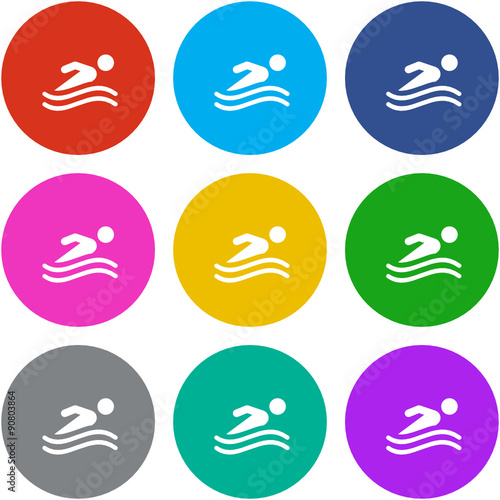 Flat Multicolor App Icon