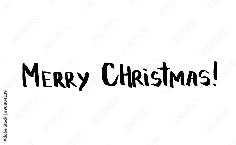 Greeting Christmas card