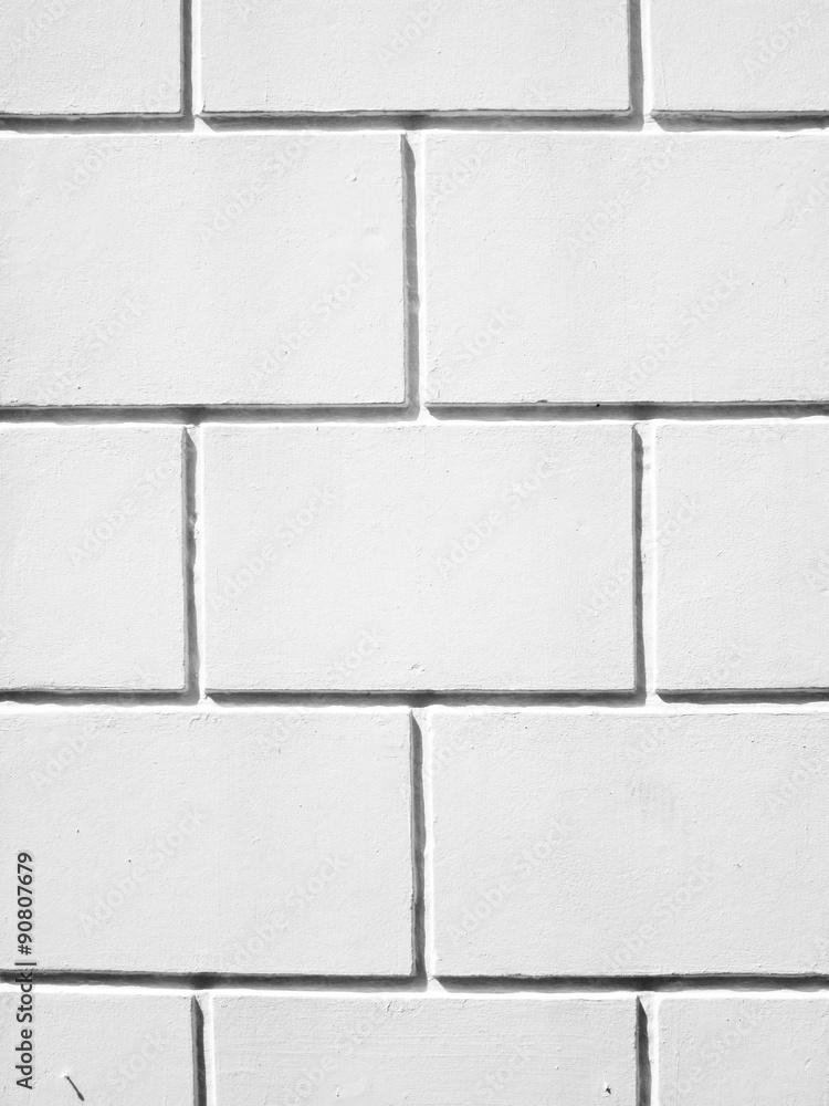 Fototapeta premium White brick wall