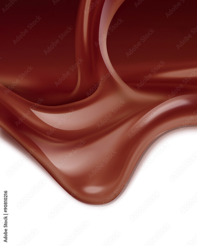 Obraz premium płynna czekolada