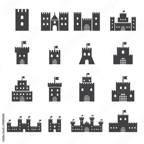 Castle icon set
