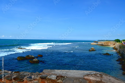 panorama of the sea in Galle Sri Lanka