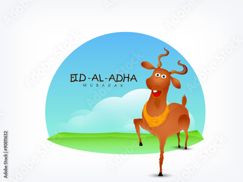 Greeting card for Eid-Al-Adha celebration. © Abdul Qaiyoom