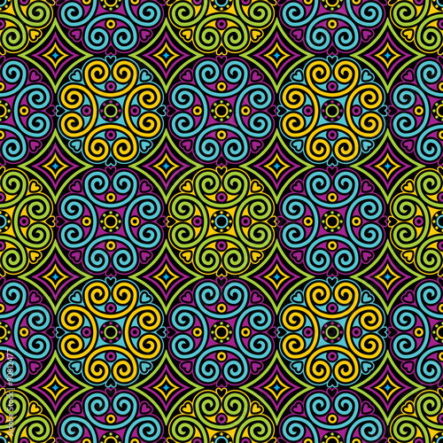 geometric asian seamless
