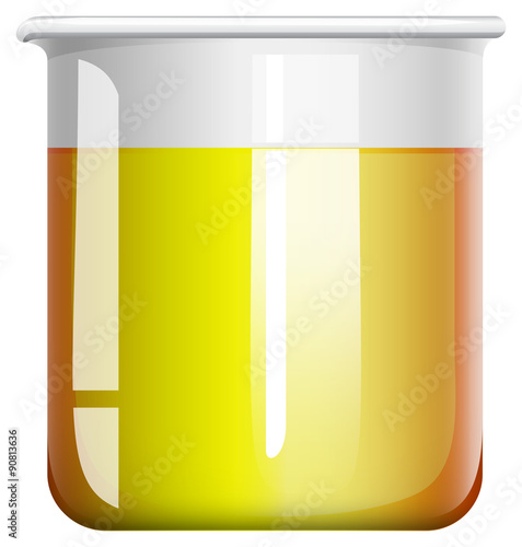 Chemical mixture in beaker