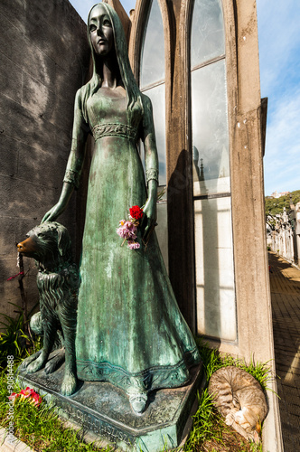 Mausoleum at Cementerio de La Recoleta Buenos Aires, Agentina photo