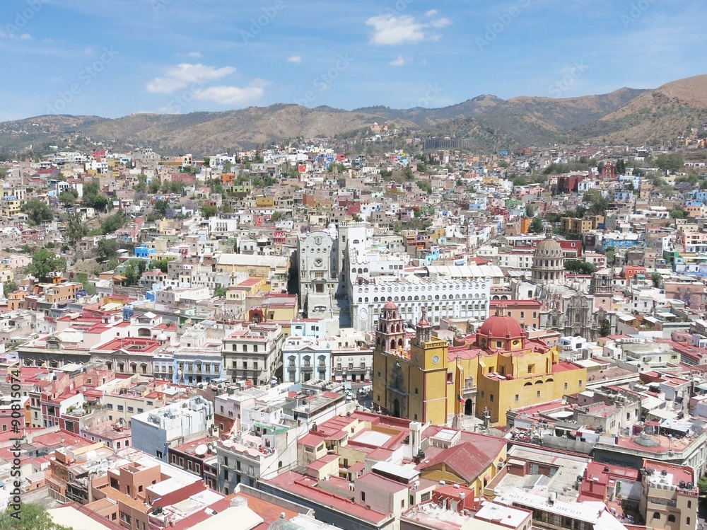 view in guanajuato mexico