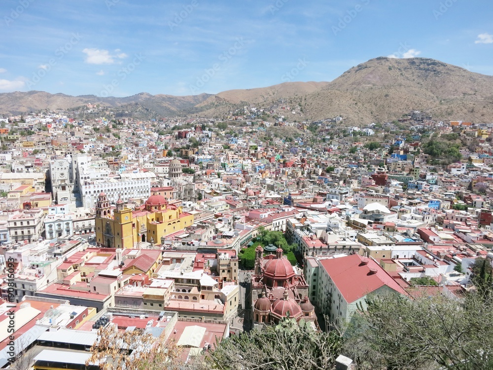 view in guanajuato mexico