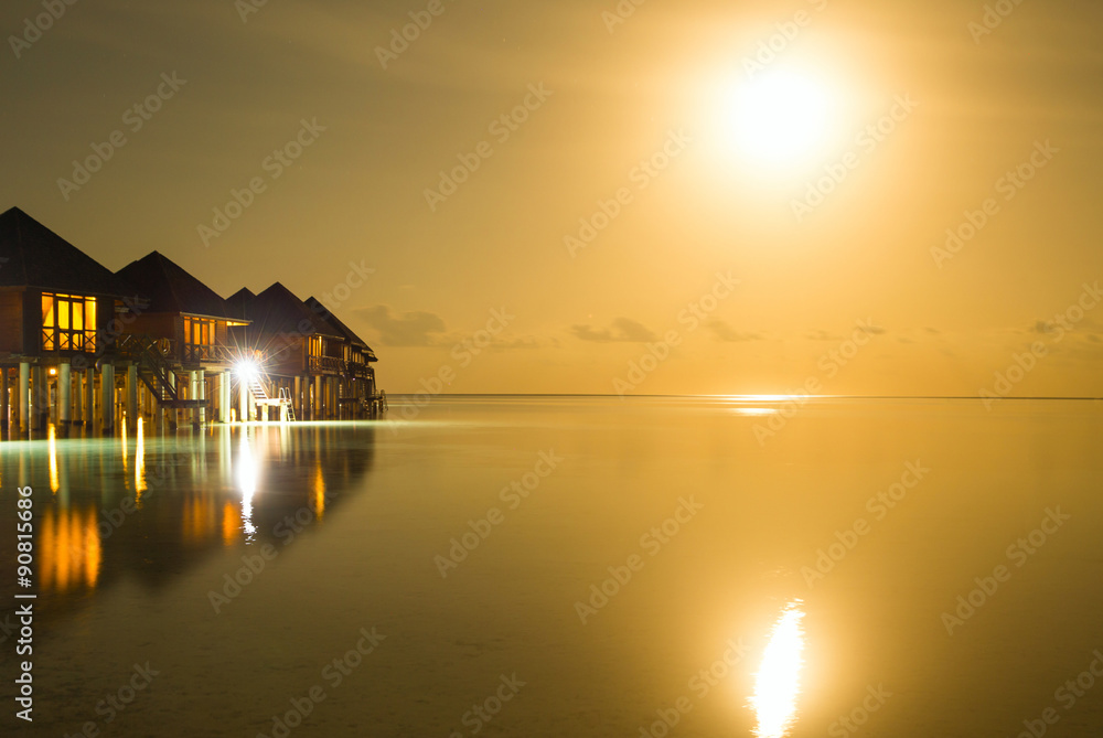 Maldives. Night