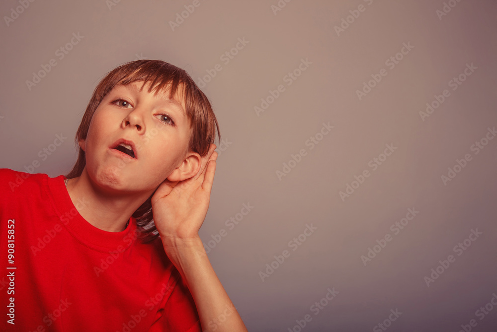 European appearance boy overhears a decade, interest, ear on g European appearance boy overhears a decade, interest, ear on g