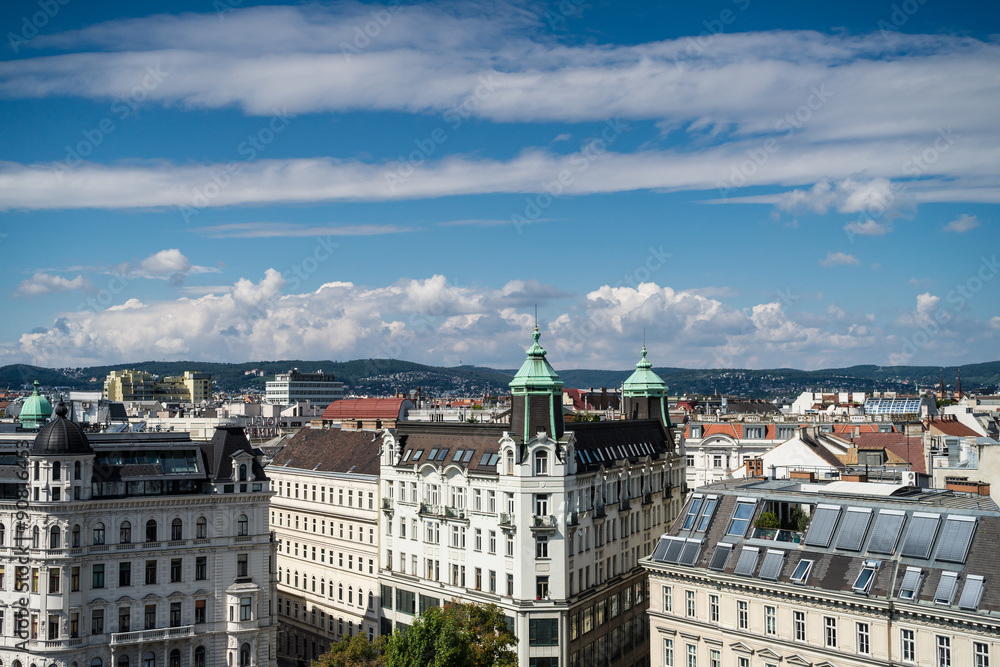 Wien - Panorama Vogelperspektive