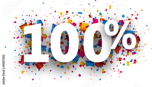100% sign.