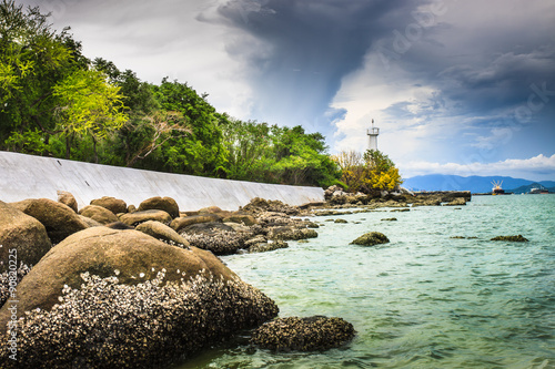 Fotografie Sea at Ko Si Chang . Chonburi, Thailand