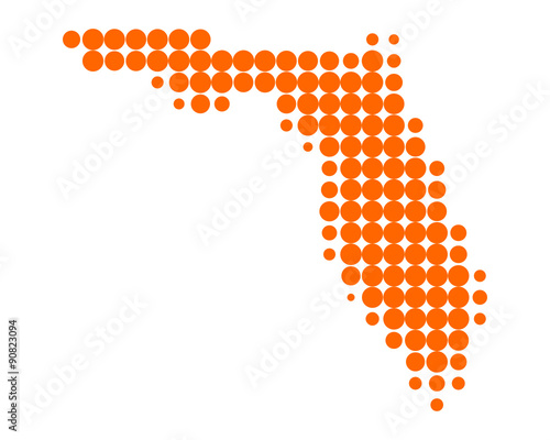Karte von Florida